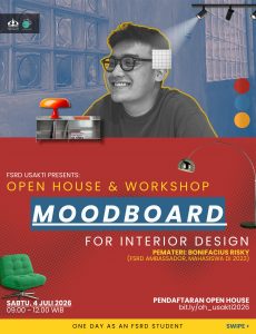 OPEN HOUSE DAN WORKSHOP MOODBOARD FOR INTERIOR DESIGN